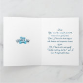 Happy Vathers Day 5 Foto Collage Karte (Innenseite)