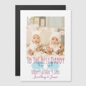 Happy Vathers Day aus Zehn Magnetkarte (Vorne/Hinten)