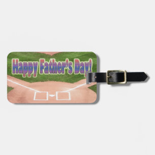 Happy Vathers Day Baseball Gepäckanhänger