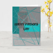 Happy Vathers Day (benutzerdefinierter Text) Karte (Gelbe Blume)