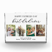 Happy Vathers Day Best Vater Ever Fotoblock (Vorderseite)