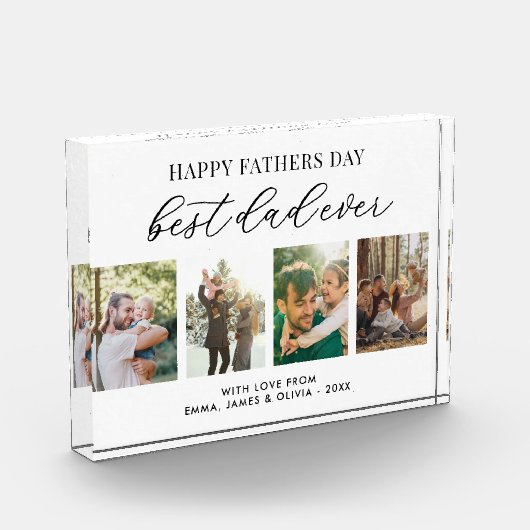 Happy Vathers Day Best Vater Ever Fotoblock (Links)