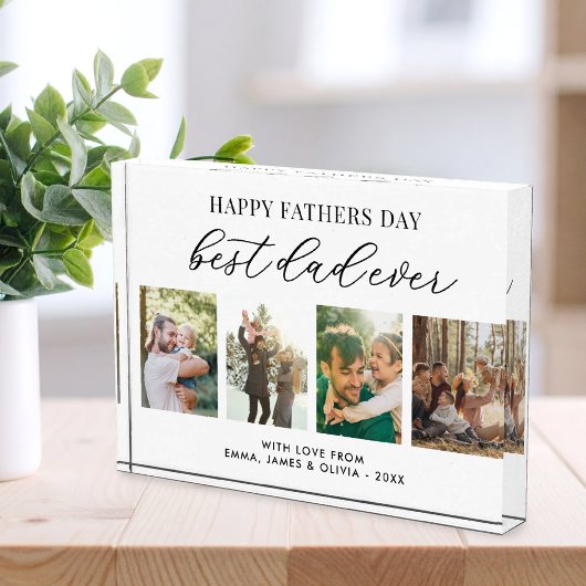 Happy Vathers Day Best Vater Ever Fotoblock