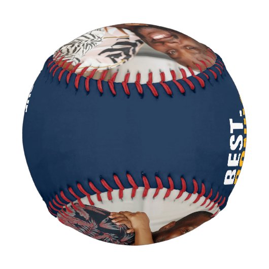 Happy Vathers Day Bester Bonus Vater jemals Person Baseball (Rückseite)