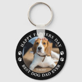 Happy Vathers Day Bester Hund Vater je Niedliches Schlüsselanhänger (Vorderseite)