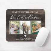 Happy Vathers Day Bester Vater je 3 FotoCollage Mousepad (Mit Mouse)