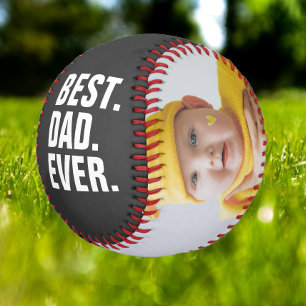 Happy Vathers Day Bester Vater je Personalisiert Baseball