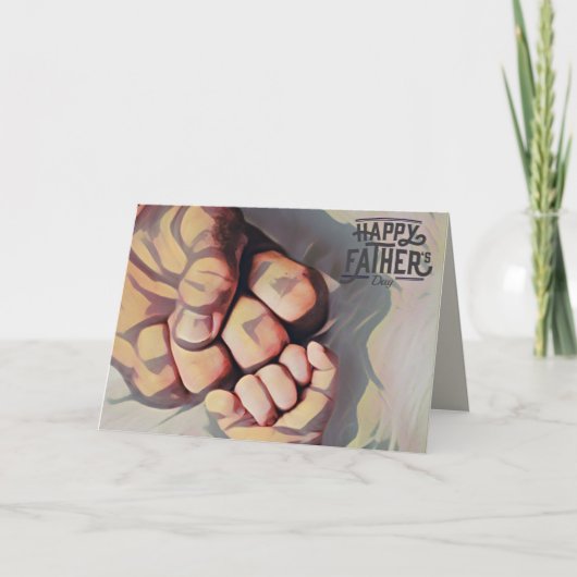 Happy Vathers Day Card Karte (Vorderseite)