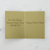 Happy Vathers Day Card Karte (Innenseite)