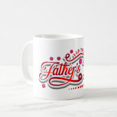 Happy Vathers Day Coffee Kaffeetasse (Vorderseite Links)