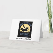 Happy Vathers Day Cowboy Karte (Rückseite)