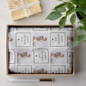 Happy Vathers Day Custom Foto Muster Seidenpapier (Geschenk)