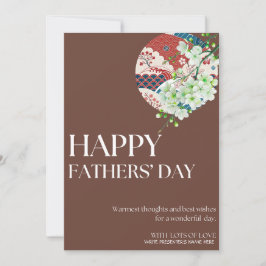 HAPPY VATHERS' DAY Custom Holiday Card Feiertagskarte