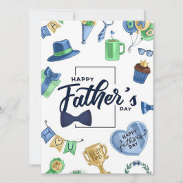 Happy Vathers Day Feiertagskarte