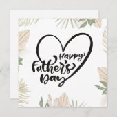 Happy Vathers Day Feiertagskarte (Vorne/Hinten)