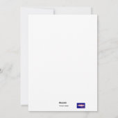 Happy Vathers Day Feiertagskarte (Rückseite)