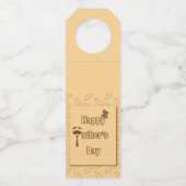 Happy Vathers Day Flaschenanhänger (Vorderseite)