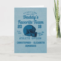 Happy Vathers Day Football Sports Team