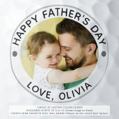 HAPPY VATHERS DAY Foto Personalisiert Golf Balls Golfball
