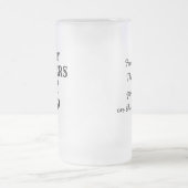 Happy Vathers Day Funny Beer Mattglas Bierglas (Mittel)