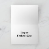 Happy Vathers Day Fußball Karte (Innenseite)