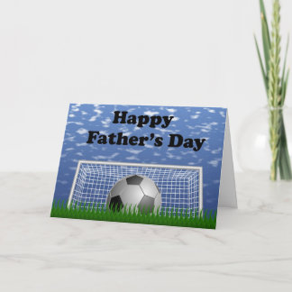 Happy Vathers Day Fußball Karte