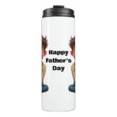 HAPPY VATHER'S DAY Geschenk für ihn Vater Husband Thermosbecher (Vorderseite)