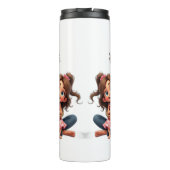 HAPPY VATHER'S DAY Geschenk für ihn Vater Husband Thermosbecher (Rückseite)