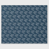 Happy Vathers Day Geschenkpapier (Flach)