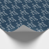 Happy Vathers Day Geschenkpapier (Ecke)