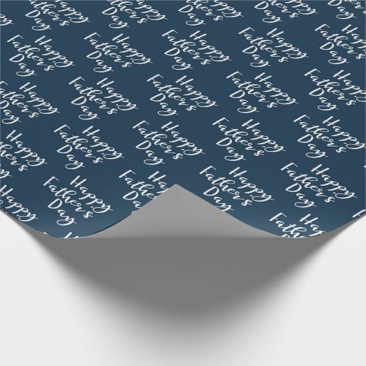 Happy Vathers Day Geschenkpapier (Ecke)