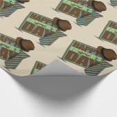 Happy Vathers Day Geschenkpapier (Ecke)