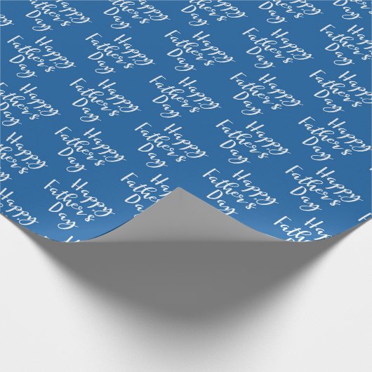 Happy Vathers Day Geschenkpapier (Ecke)
