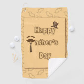 Happy Vathers Day Golfhandtuch (Insitu)