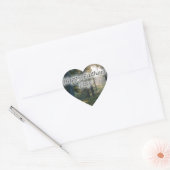 Happy Vathers Day Herz-Aufkleber (Umschlag)