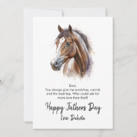 Happy Vathers Day Horse Foto