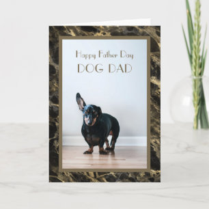 Happy Vathers Day Hund Vater Foto Karte