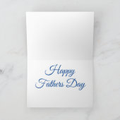 Happy Vathers Day Karte (Innenseite)