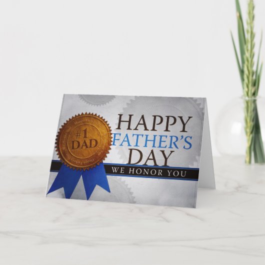 Happy Vathers Day Karte (Vorderseite)