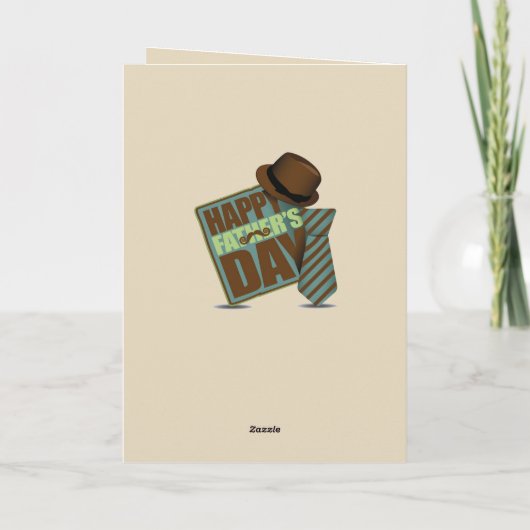 Happy Vathers Day Karte (Rückseite)