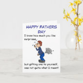 Happy Vathers Day Karte (Gelbe Blume)