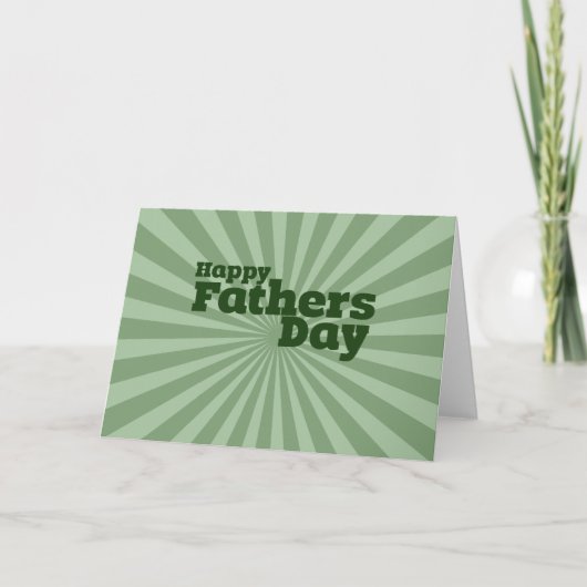 Happy Vathers Day Karte (Vorderseite)
