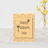 Happy Vathers Day Karte (Gelbe Blume)