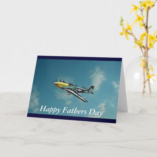 Happy Vathers Day Karte (Gelbe Blume)