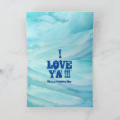 Happy Vathers Day Karte (Innenseite)