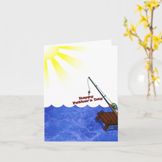 Happy Vathers Day Karte (Gelbe Blume)