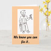 Happy Vathers Day Karte (Gelbe Blume)