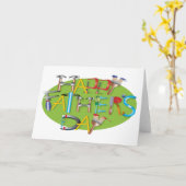 Happy Vathers Day Karte (Gelbe Blume)