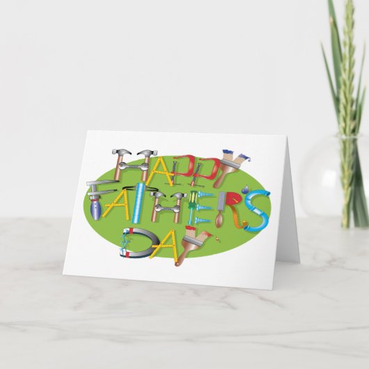 Happy Vathers Day Karte (Vorderseite)