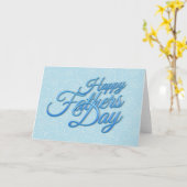 Happy Vathers Day Karte (Gelbe Blume)